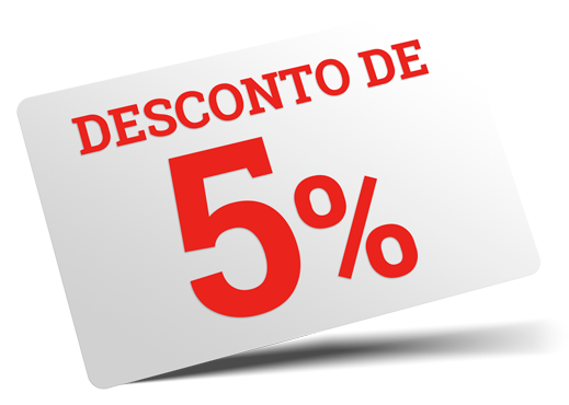 Desconto de 5%