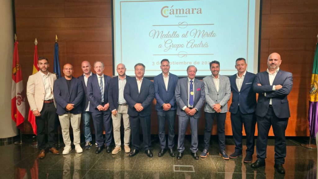 Medalla al Mérito Grupo Andrés Cámara Comercio Salamanca