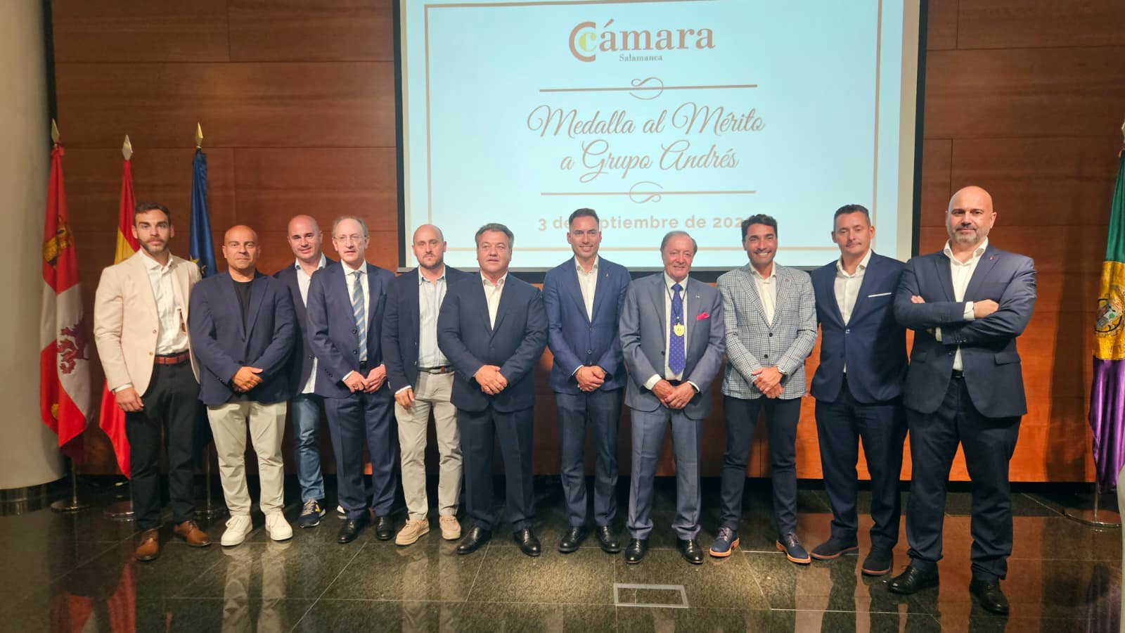 Medalla al Mérito Grupo Andrés Cámara Comercio Salamanca